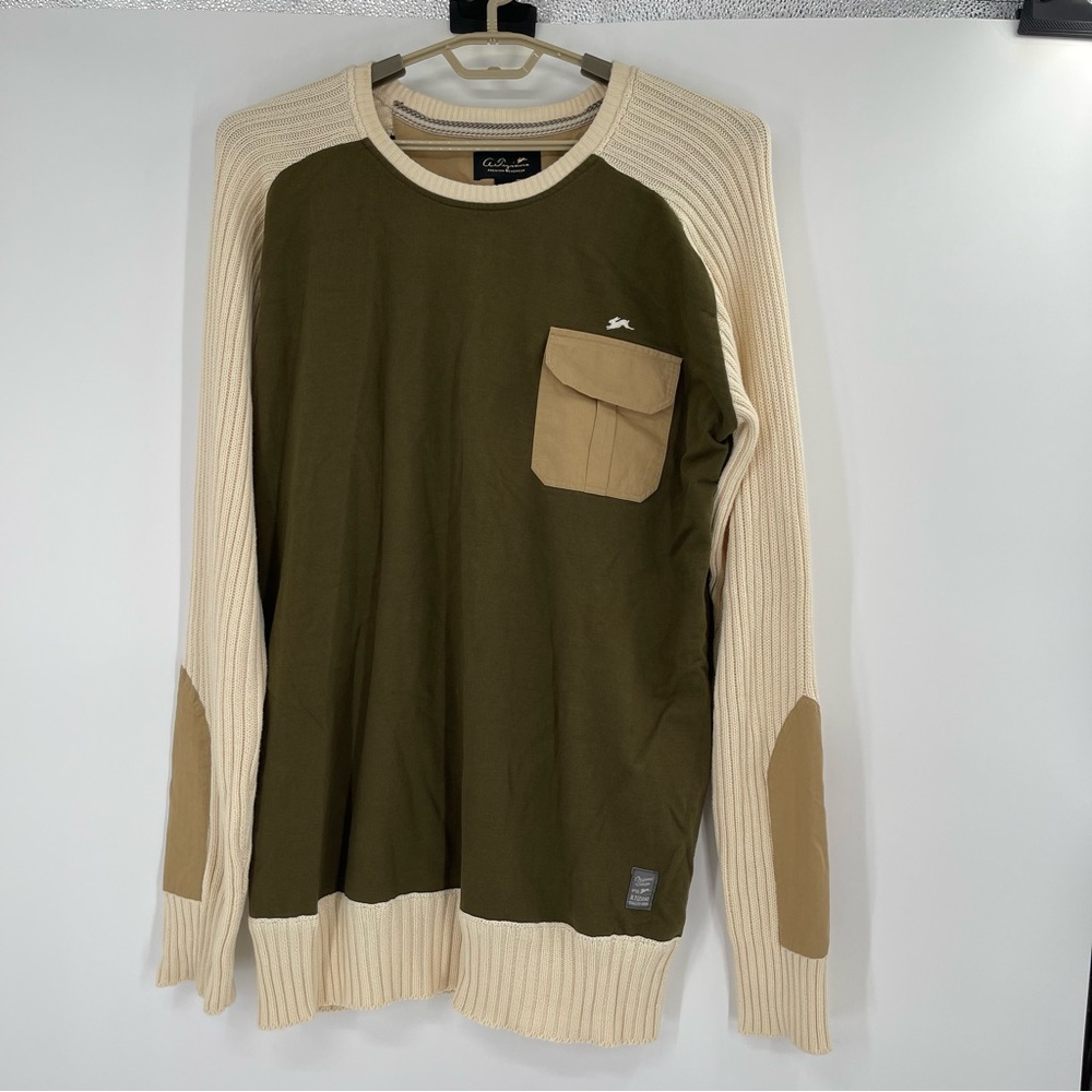 A. Tiziano Men's Color Block Sweater